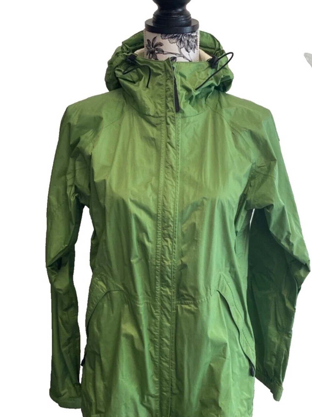 EMS Eastern Mountain Sports Women's System 3 Green Rain Jacket lightweight S
